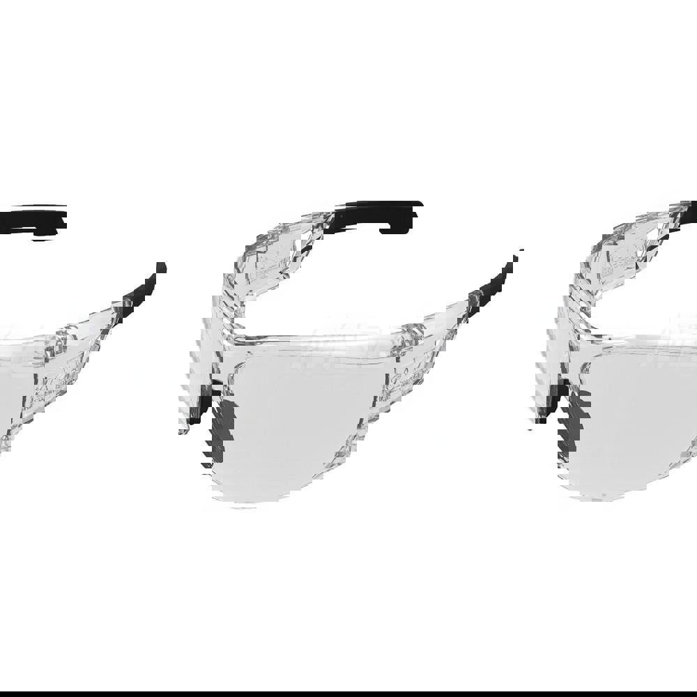 Safety Glass: Anti-Fog & Scratch-Resistant, Polycarbonate, Clear Lenses, Full-Framed